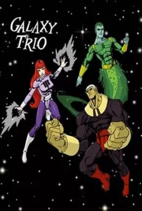 Desenho Homem-Pássaro e o Galaxy Trio 1967