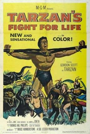 Filme Tarzan e a Tribo Nagasu / Tarzans Fight for Life 1958