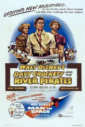 Filme Davy Crockett e os Piratas do Rio / Davy Crockett and the River Pirates 1956