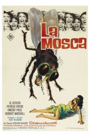 Filme A Mosca da Cabeça Branca / The Fly 1958